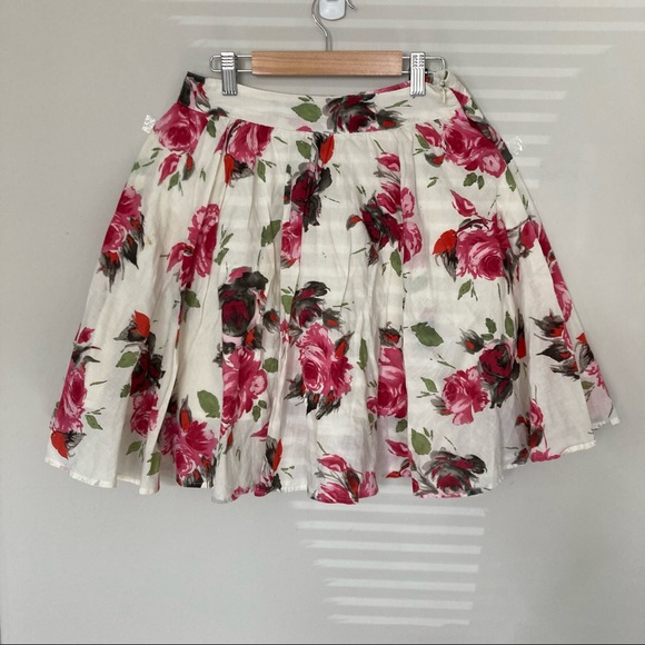 xxi Floral Cotton Skirt - Picture 4 of 15
